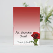 Fairytale Wedding Escort Card (Standing Front)