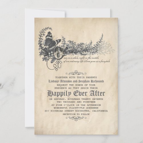 Fairytale Wedding Invitation