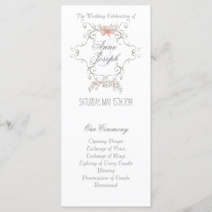 Fairytale Wedding Programs Zazzle Fairytale Wedding Program Ii