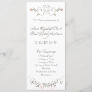 Fairytale Wedding Programs Zazzle Fairytale Wedding Program Iii