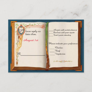 Fairytale Wedding Response Card