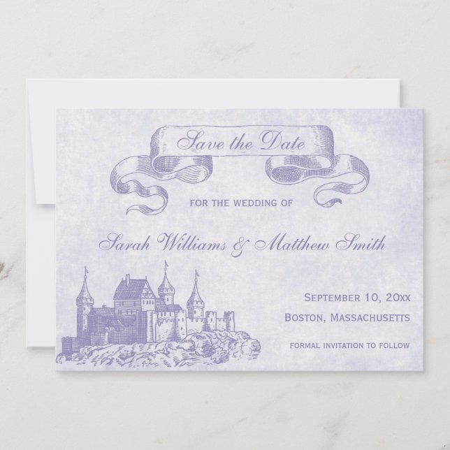 Fairytale Wedding Save the Date (Front)