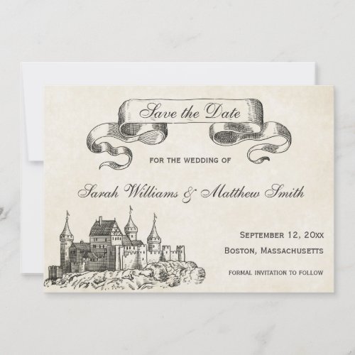 Fairytale Wedding Save the Date