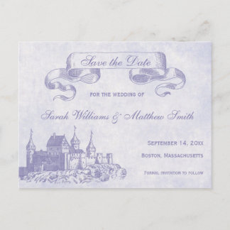 Fairytale Wedding Save the Date Postcard