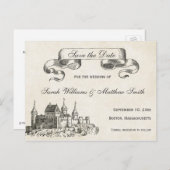 Fairytale Wedding Save the Date Postcard (Front/Back)