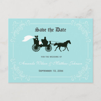 Fairytale Wedding Save the Date Postcard
