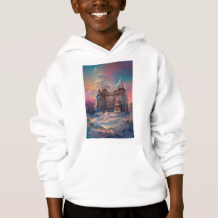 Fairytale World, Winter Castle, Snow Castle, Gift  Hoodie
