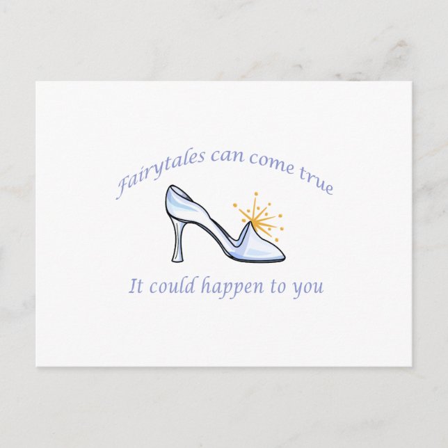 FAIRYTALES CAN COME TRUE POSTCARD (Front)