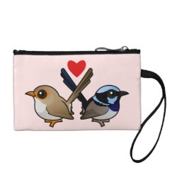 Fairywrens in Love Key Coin Clutch