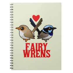 Fairywrens in Love Photo Notebook (6.5