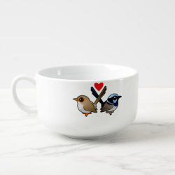 Fairywrens in Love Soup Mug