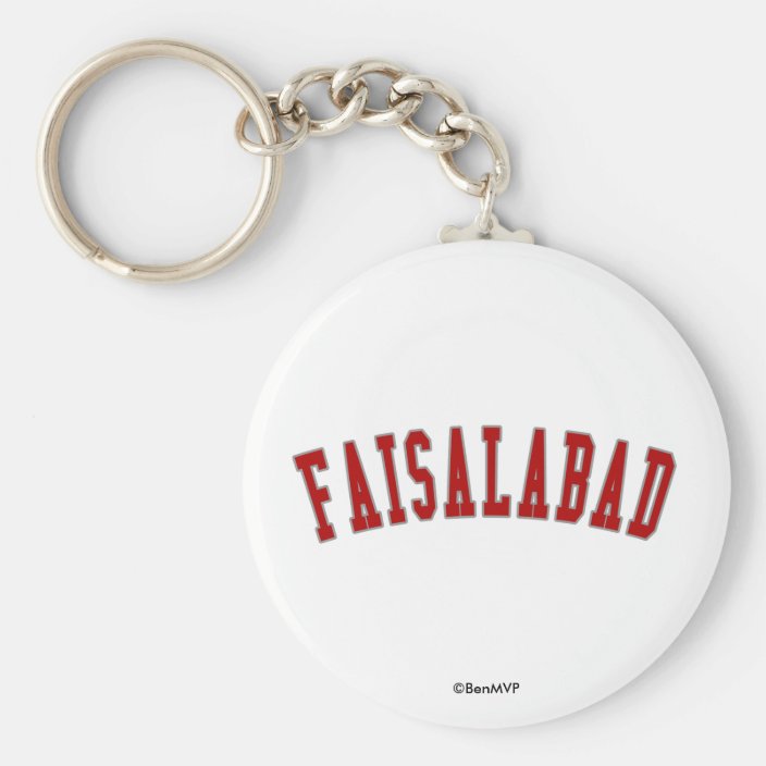 Faisalabad Key Chain