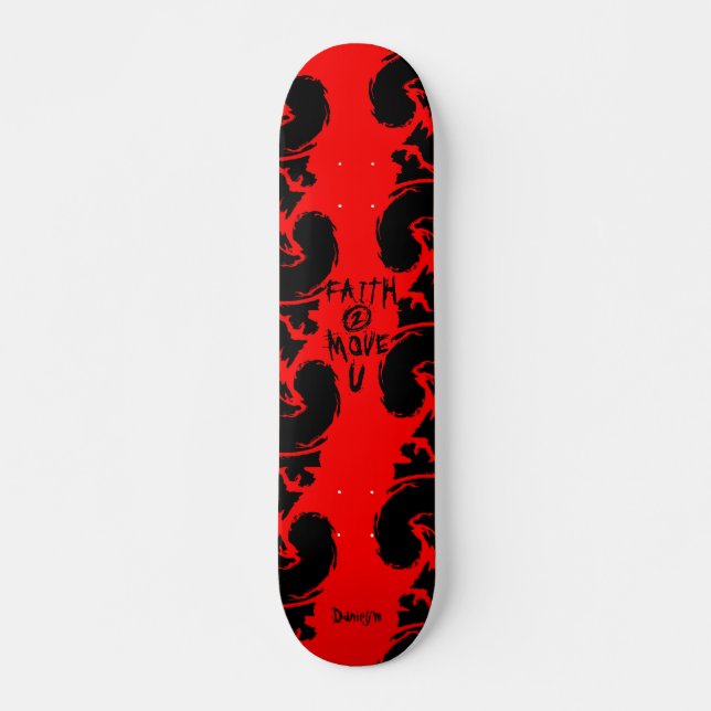 FAITH 2 MOVE U Skateboard Deck (Front)