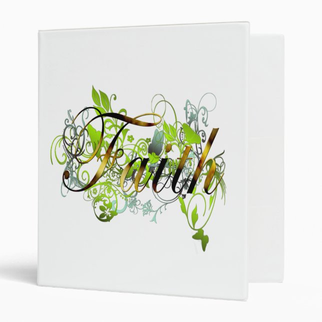 Faith 3 Ring Binder (Front/Inside)