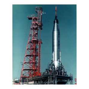 Faith 7 (Mercury Atlas 9) Spacecraft Poster