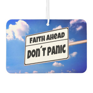 'Faith Ahead' Car Air Freshener