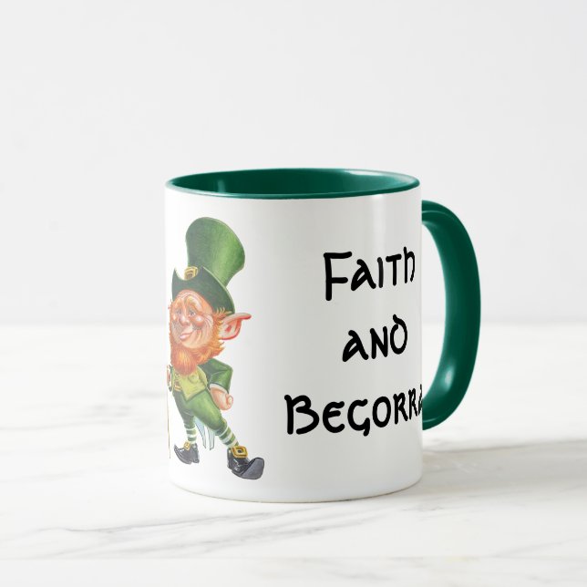 FAITH AND BEGORRA, ST. PATRICKS mug (Front Right)