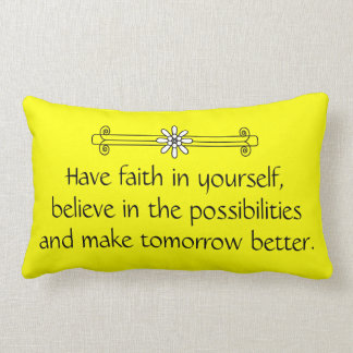 Faith and Belief Lumbar Pillow