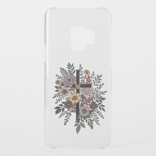 Faith and Flowers  Uncommon Samsung Galaxy Case (Back)