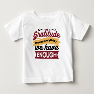 Faith and Gratitude Artwork – Uplifting Christian Baby T-Shirt