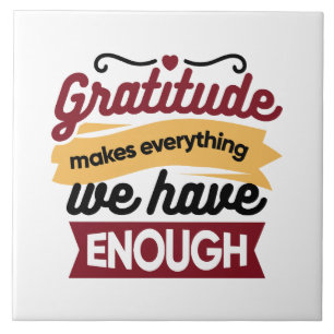 Faith and Gratitude Artwork – Uplifting Christian Ceramic Tile
