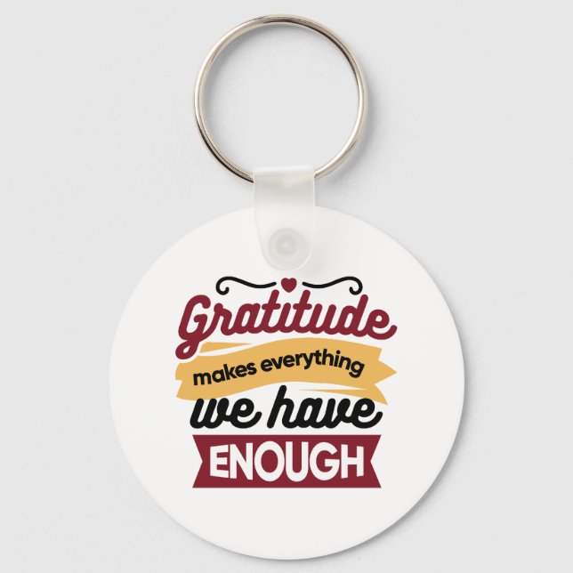 Faith and Gratitude Artwork – Uplifting Christian  Keychain (Front)