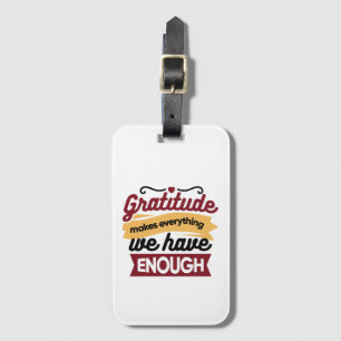 Faith and Gratitude Artwork – Uplifting Christian Luggage Tag