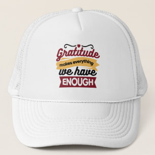 Faith and Gratitude Artwork – Uplifting Christian Trucker Hat