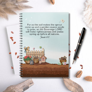Faith and Growth Isaiah 61:11 Garden Journal