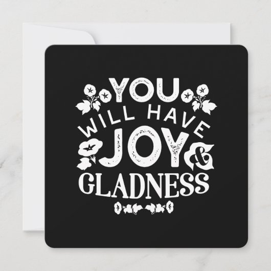 Faith and Happiness – Joy and Gladness Quotes (Front)