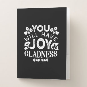 Faith and Happiness – Joy and Gladness Quotes Pocket Folder