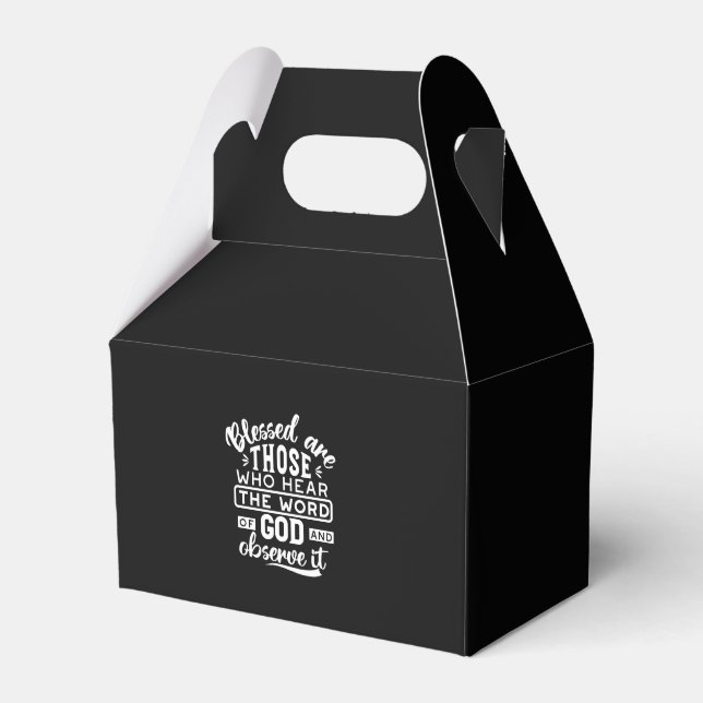 Faith and Obedience – Inspirational Scripture Favor Boxes (Front Side)