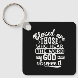 Faith and Obedience – Inspirational Scripture Keychain
