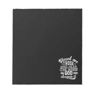 Faith and Obedience – Inspirational Scripture Notepad