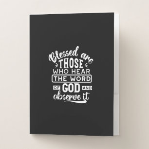 Faith and Obedience – Inspirational Scripture Pocket Folder