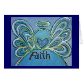 Faith Angel Greeting Card