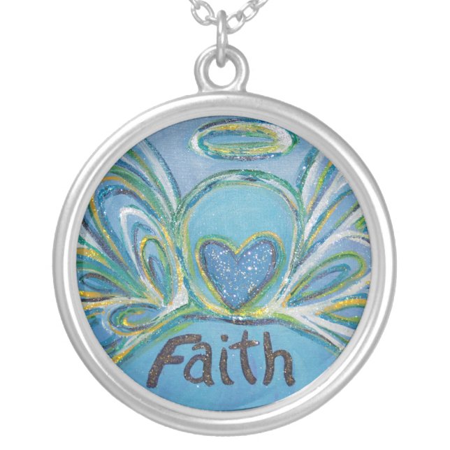 Faith Angel Necklace (Front)