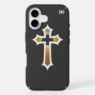 Faith Armor – Christian Gold Cross iPhone Case