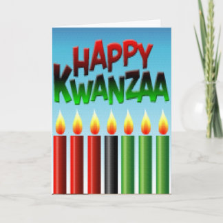 Faith at Kwanzaa Holiday Card