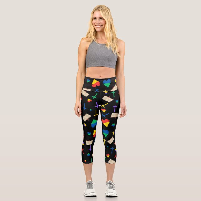 Faith Based Capri Leggings (Front)