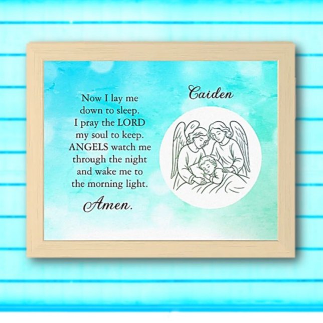 Faith Based Children's (Boy) prayer wall poster (Creator Uploaded)