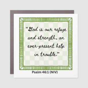 faith based encouraging magnet for car/home
