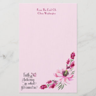Faith Believing Stationery