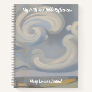 Faith & Bible Verse Reflection Spiral Notebook