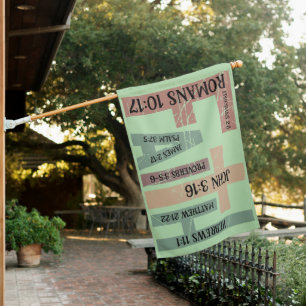 Faith Bible Verses House Flag