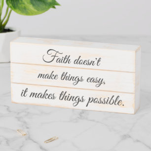 Faith Birchwood Sign