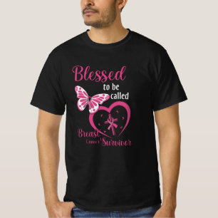 Faith Blessed To be called Breast Cancer Survivor T-Shirt