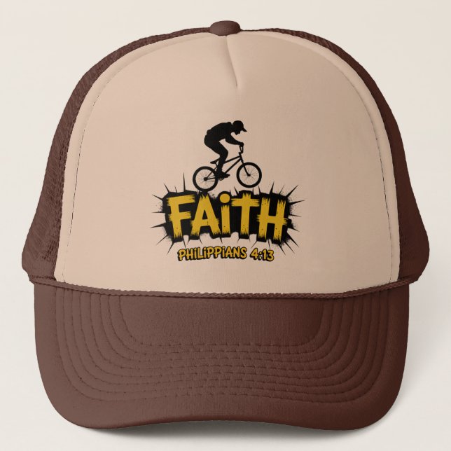 Faith BMX Christian Trucker Hat (Front)