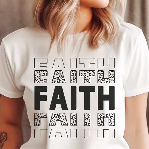 Faith Bold Design Christian T_Shirt