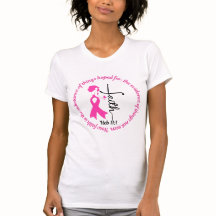 Faith Breast Cancer Awareness Women T-Shirt